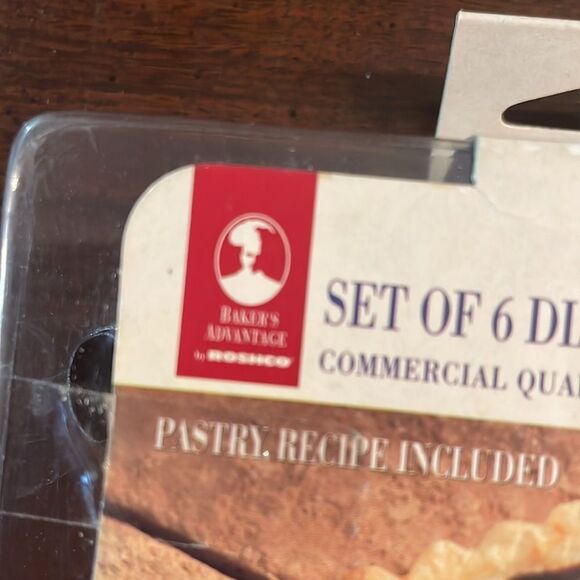 Set of 6 Diamond Tartlets Commerical Quality Non - Stick Steel Bakeware Pans - Picture 3 of 6